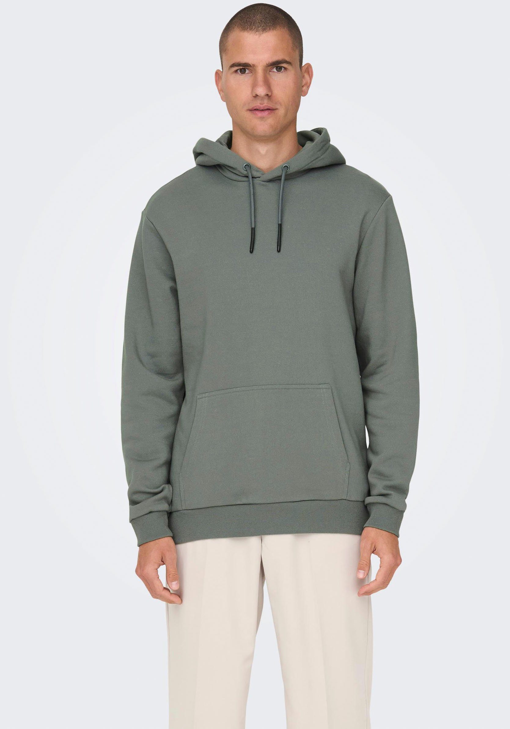 Only & Sons Herren Hoodie Kapuzenpullover ONSCERES günstig online kaufen