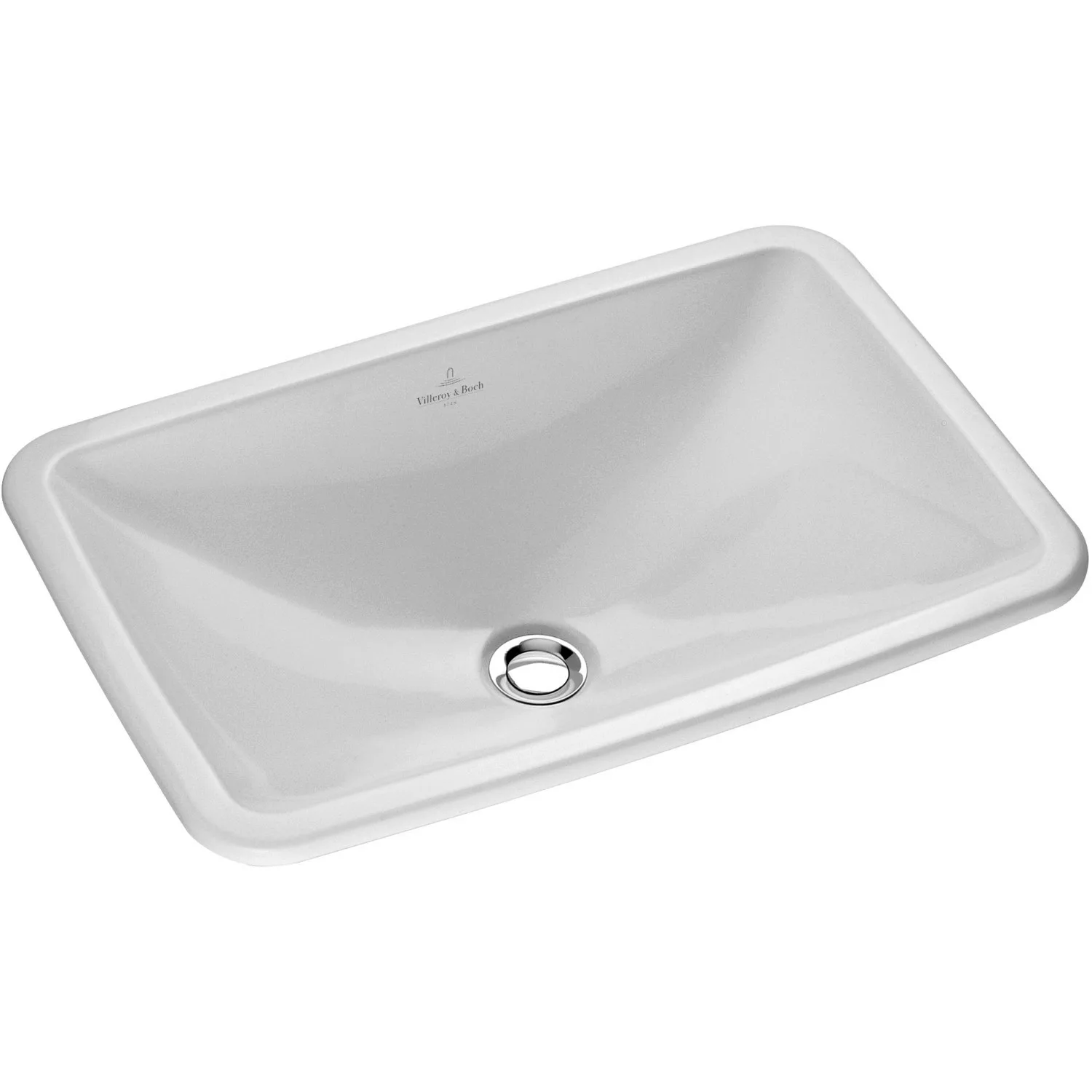 Villeroy & Boch Loop & Friends Einbauwaschbecken 60 cm Alpinweiß mit ÜL CPl günstig online kaufen