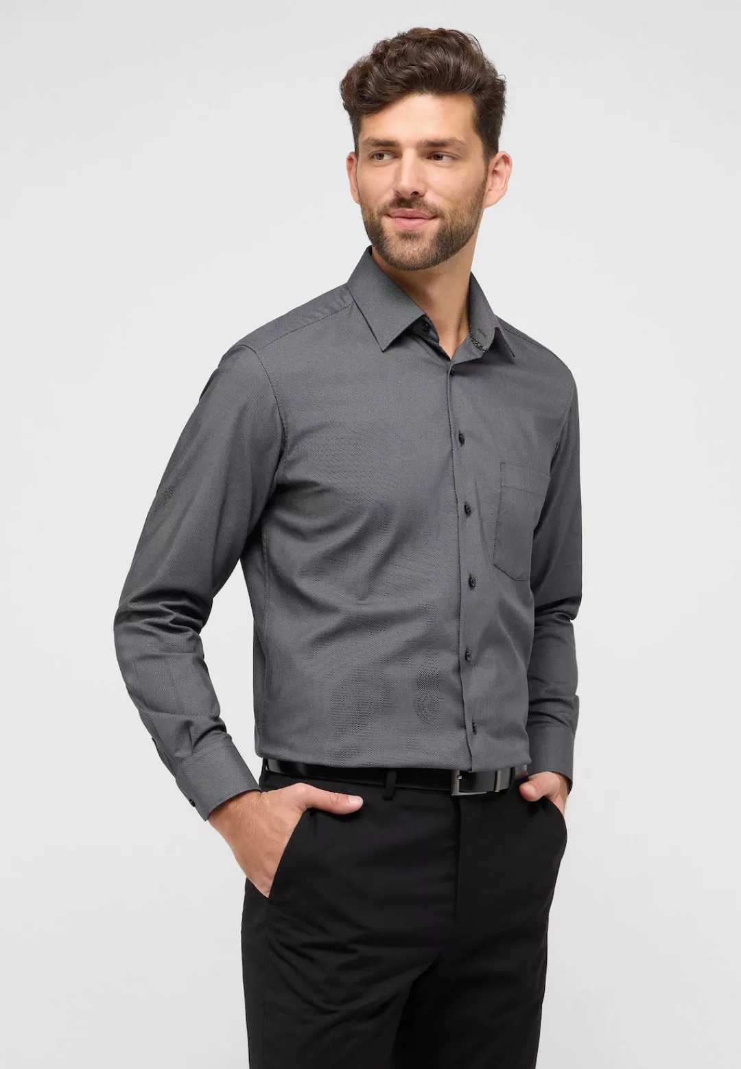 Eterna Langarmhemd "MODERN FIT", NON IRON (bügelfrei) günstig online kaufen