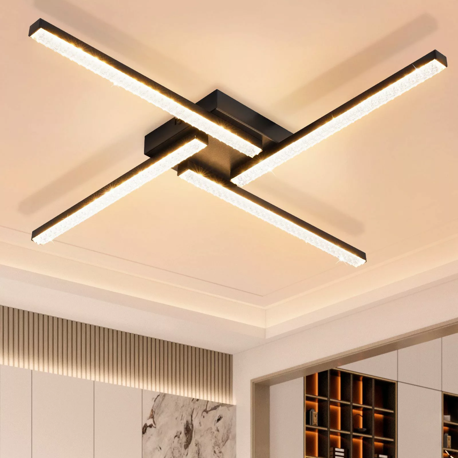 ZMH LED Deckenleuchte 4 Flammig 20W günstig online kaufen