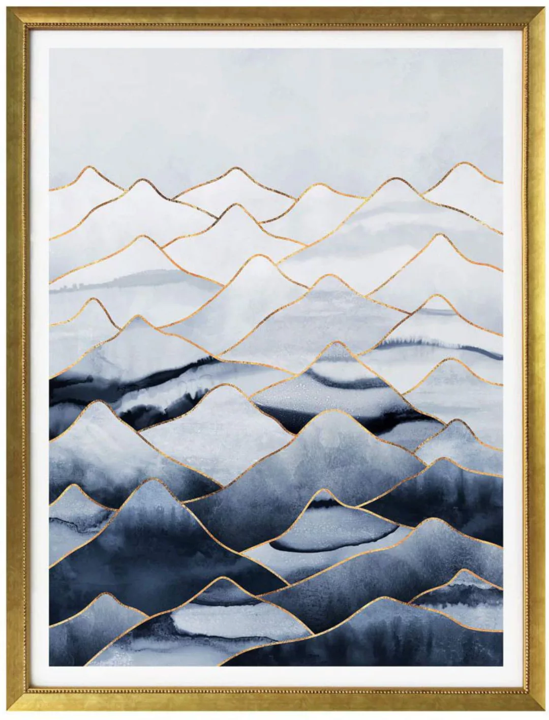 Wall-Art Poster "Die Berge", Berge, (1 St.) günstig online kaufen