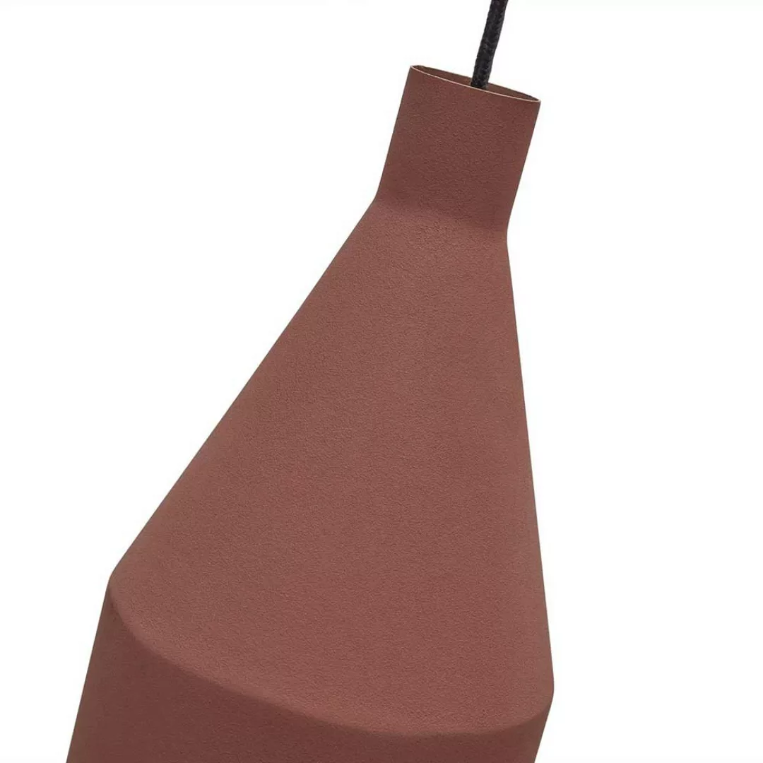 Design Pendelleuchte Metall in Terracotta 15 cm breit günstig online kaufen