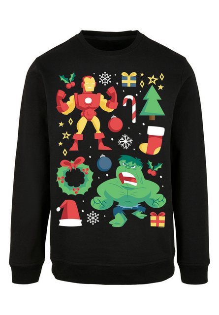 F4NT4STIC Kapuzenpullover Marvel Universe Iron Man und Hulk Christmas Print günstig online kaufen