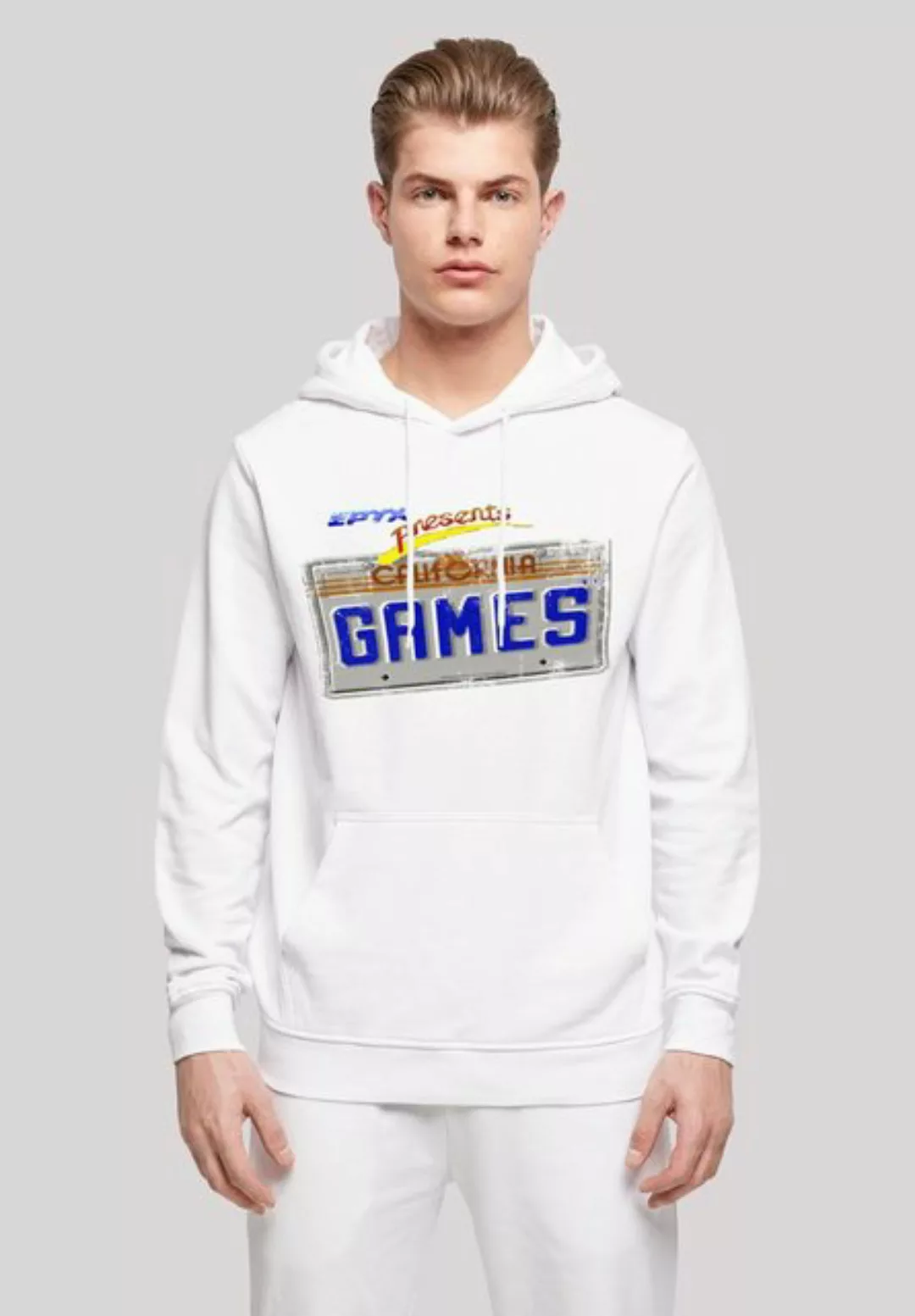 F4NT4STIC Kapuzenpullover "Retro Gaming California Games Plate" günstig online kaufen