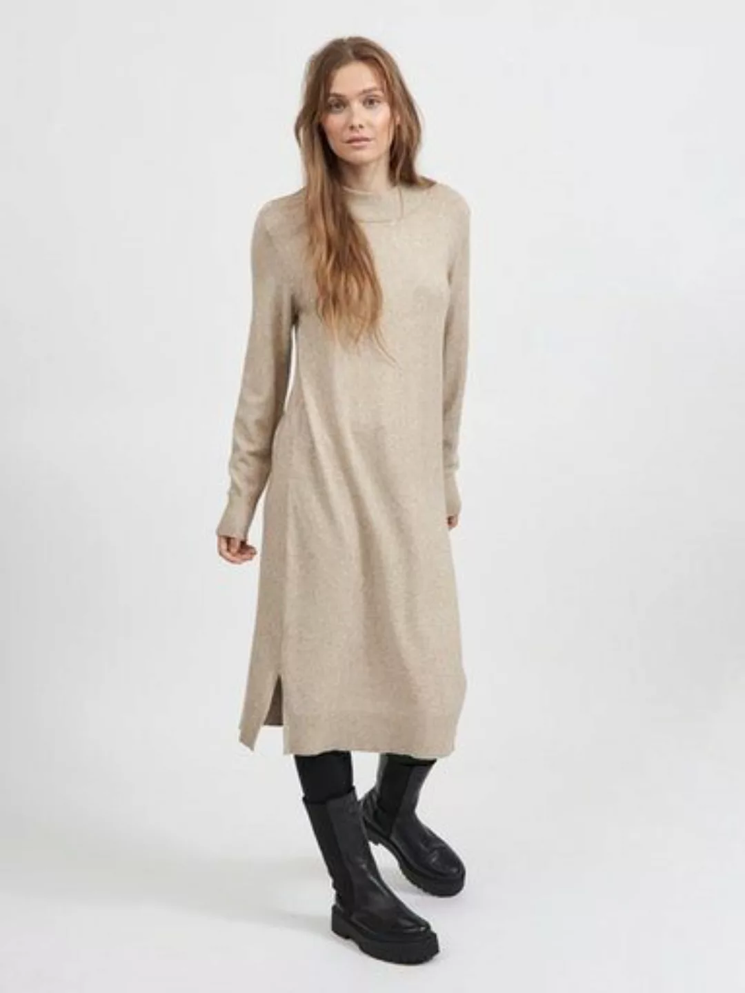 Vila Strickkleid VIRIL CREW NECK L/S MIDI DRESS - NOOS günstig online kaufen