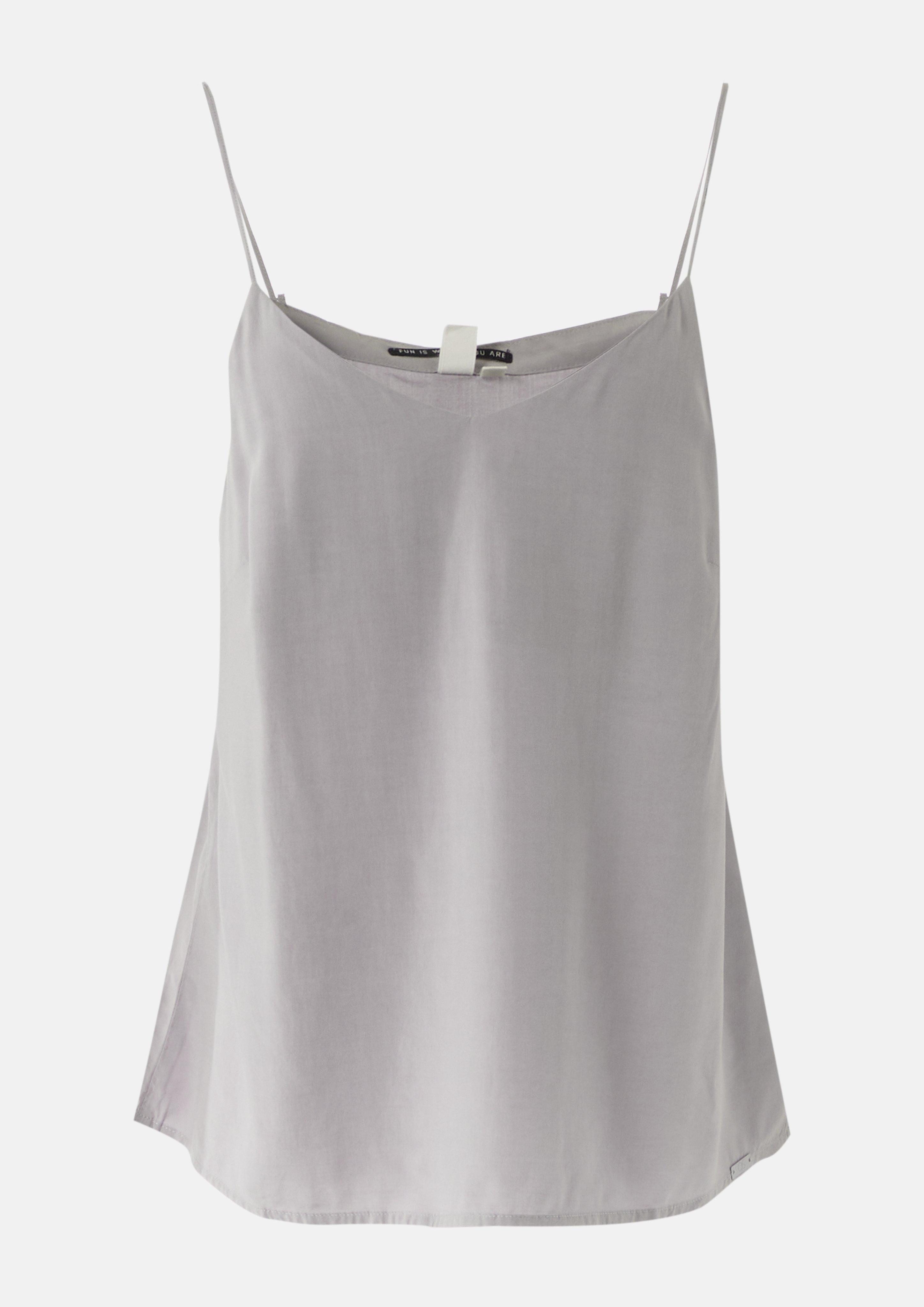 QS Shirttop Bluse aus Satin mit günstig online kaufen