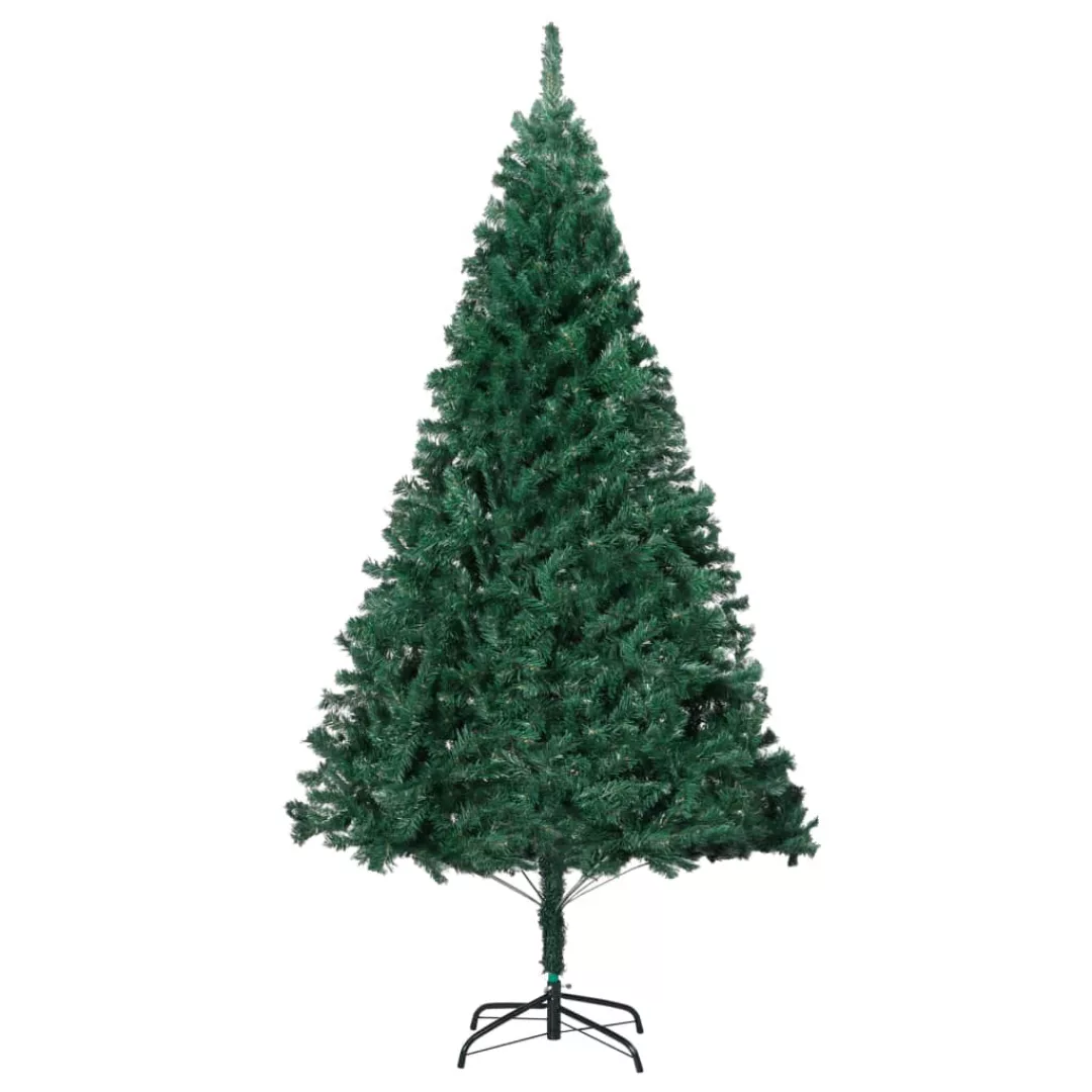 Künstlicher Weihnachtsbaum Mit Dicken Zweigen Grün 240 Cm Pvc günstig online kaufen