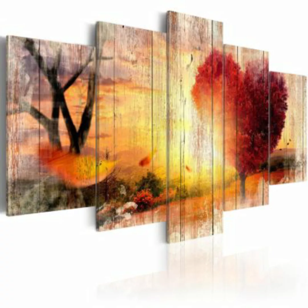 artgeist Wandbild Autumnal Love mehrfarbig Gr. 200 x 100 günstig online kaufen