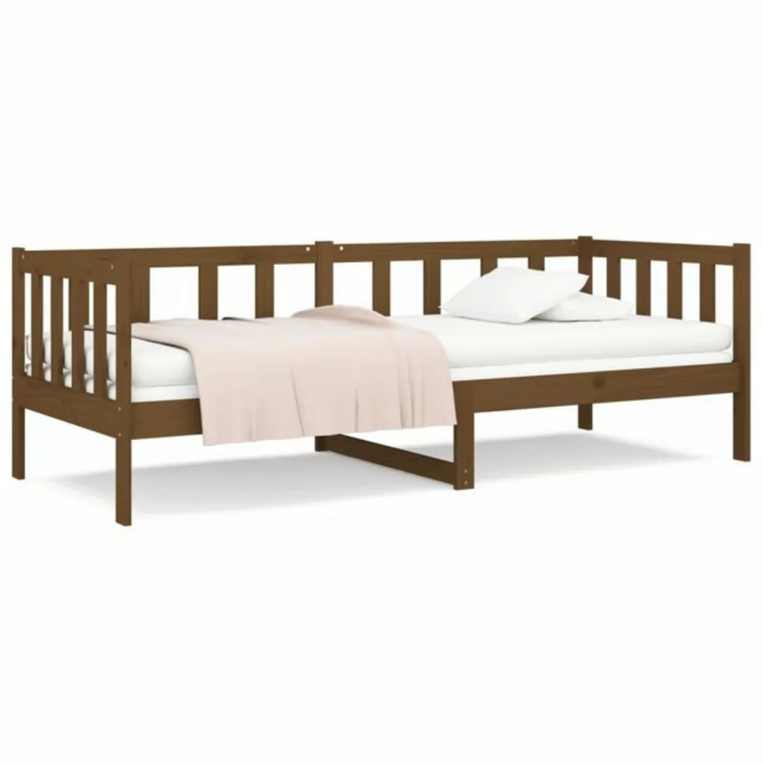 furnicato Bett Tagesbett Honigbraun 80x200 cm Massivholz Kiefer (1-tlg) günstig online kaufen