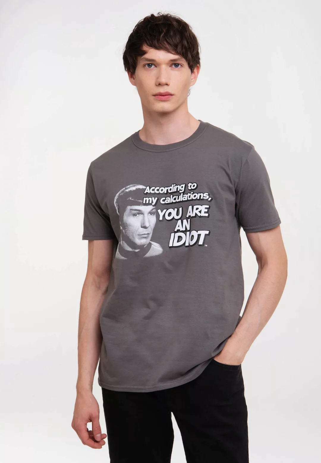 LOGOSHIRT T-Shirt "Star Trek - Spock-Print", mit Spock-Print günstig online kaufen