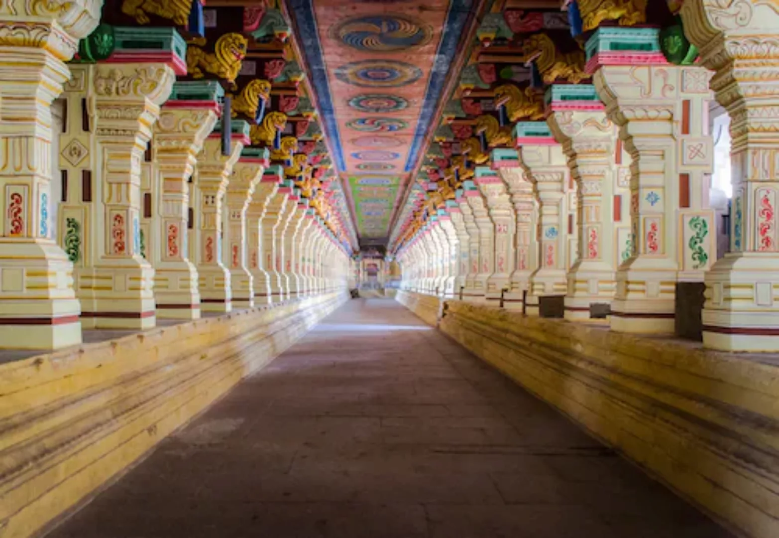 Papermoon Fototapete »Ramanathaswamy Tempel« günstig online kaufen