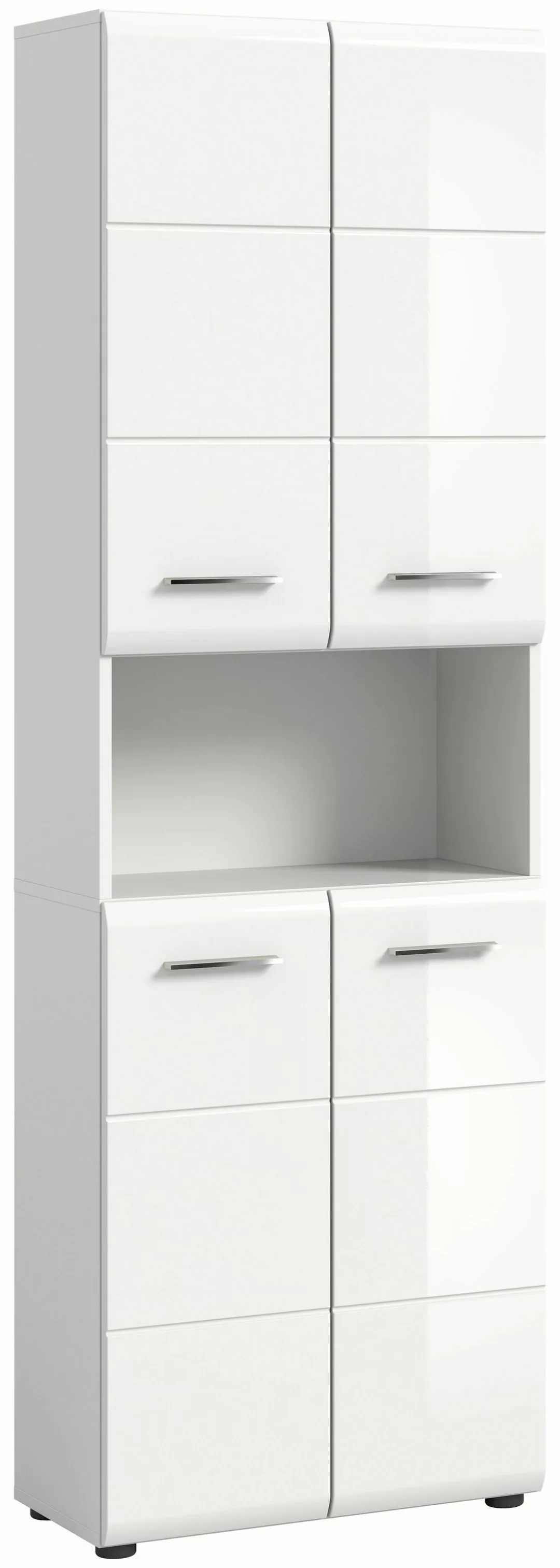 xonox.home Hochschrank Ice Weiß Hochglanz Melamin günstig online kaufen