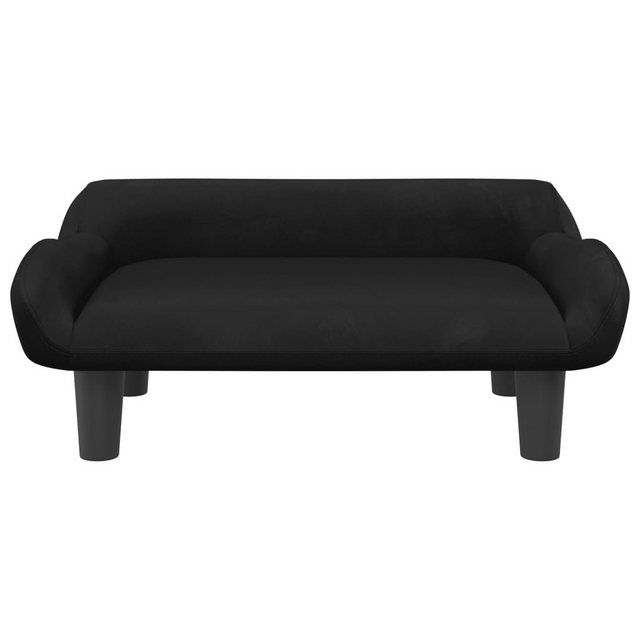 vidaXL Kindersofa Kindersofa Schwarz 70x40x24 cm Samt Kindercouch Kindermöb günstig online kaufen