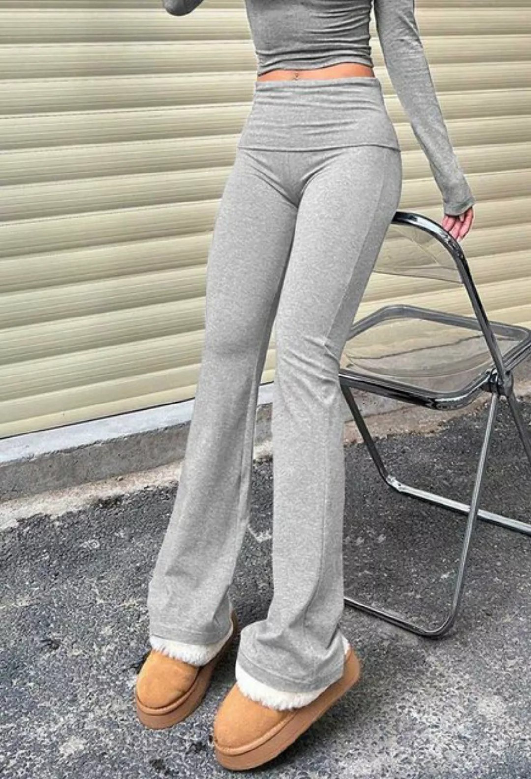 SEGUEN Loungepants Sexy Hottie Slim Knit Freizeithosen (Breite Taille Head günstig online kaufen