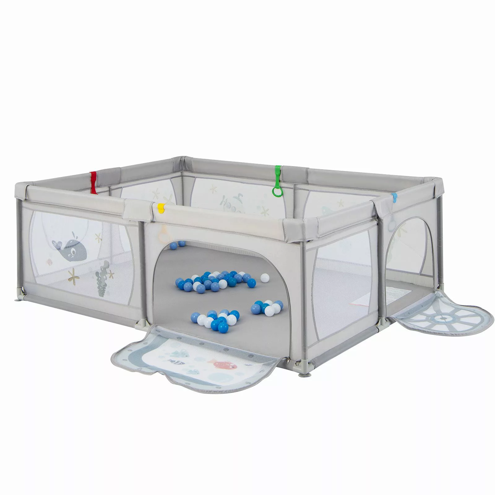 COSTWAY Laufstall Baby Laufgitter, 205 x günstig online kaufen
