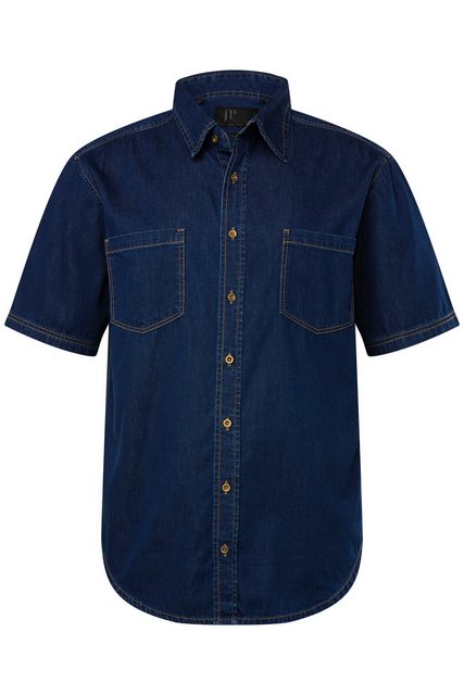 JP1880 Kurzarmhemd Denimhemd Denim Halbarm Modern Fit Passform günstig online kaufen