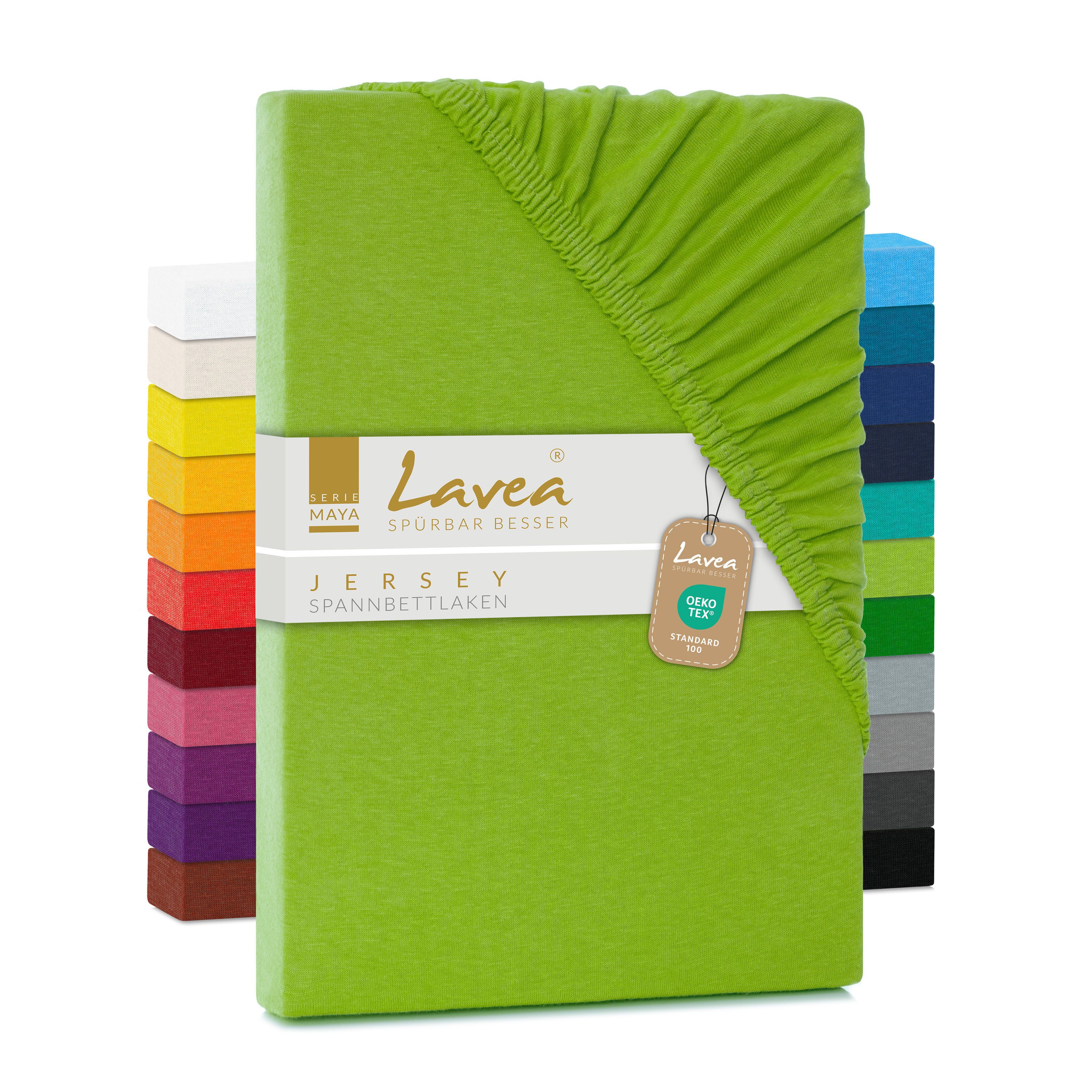 Lavea Spannbettlaken Maya, Betttuch aus 100% günstig online kaufen