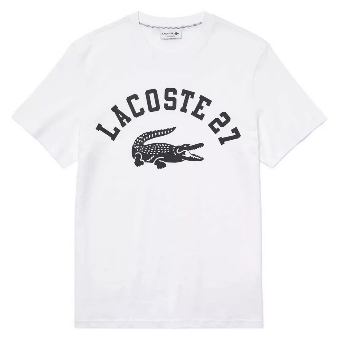 Lacoste Th0061 Kurzärmeliges T-shirt XL Blanc günstig online kaufen