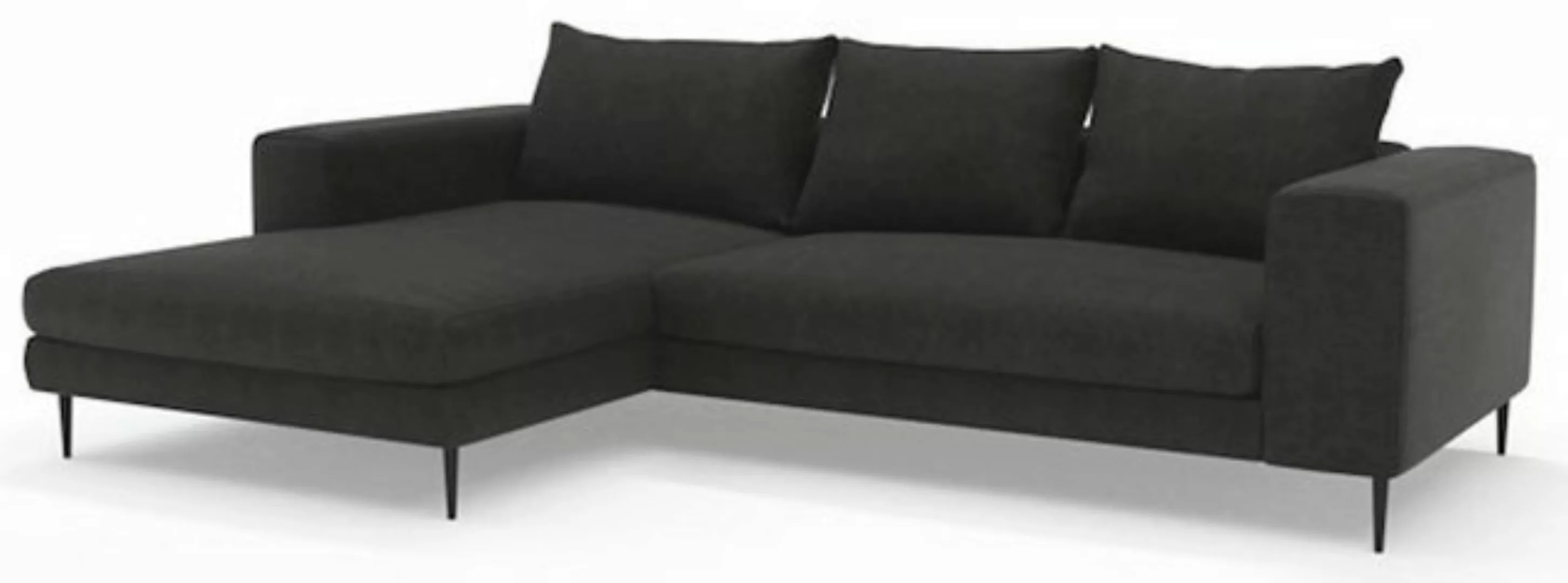 Feldmann-Wohnen Ecksofa Austin, 1 Teile, 295x170x83cm graphit Recamiere lin günstig online kaufen