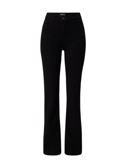 Pieces Peggy Flared Bl Vi Jeans Mit Hoher Taille S Black günstig online kaufen