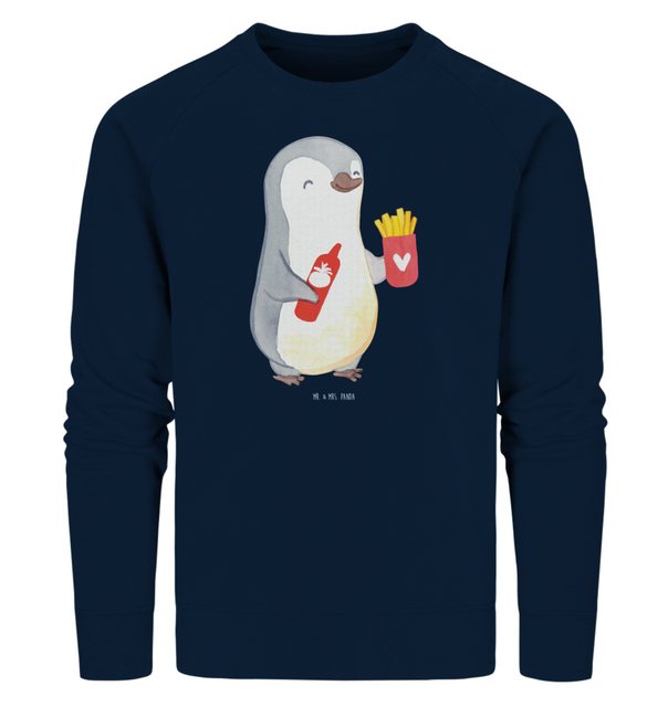 Mr. & Mrs. Panda Longpullover Größe M Pinguin Pommes - French Navy - Gesche günstig online kaufen