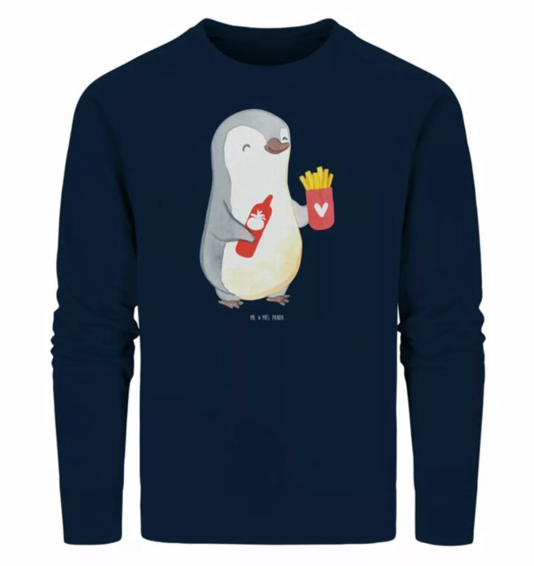 Mr. & Mrs. Panda Longpullover Größe M Pinguin Pommes - French Navy - Gesche günstig online kaufen