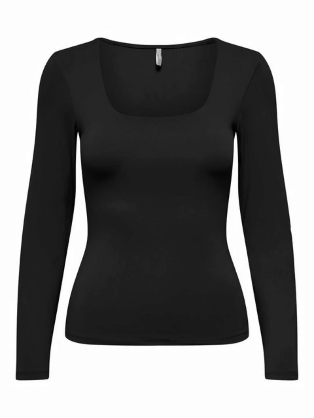 ONLY Langarmshirt ONLEA L/S 2-WAY DEEP NECK TOP JRS NOOS günstig online kaufen