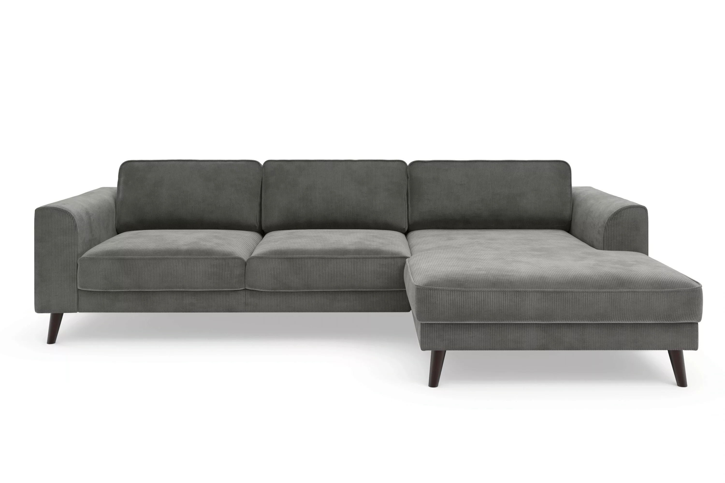 TRENDMANUFAKTUR Ecksofa "Lumber Jack, elegantes Designsofa, zeitlos modern, günstig online kaufen