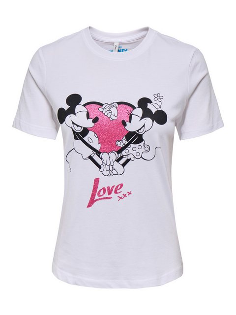 ONLY Kurzarmshirt ONLMICKEY LIFE REG S/S VALENTINE TOP JRS mit Mickey und M günstig online kaufen