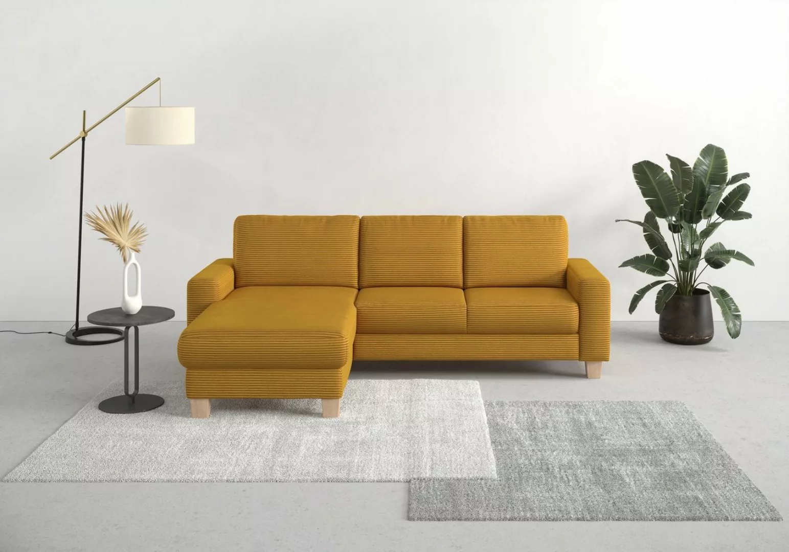 Home affaire Ecksofa Summer L-Form, mit Recamiere, mit oder ohne Bettfunkti günstig online kaufen