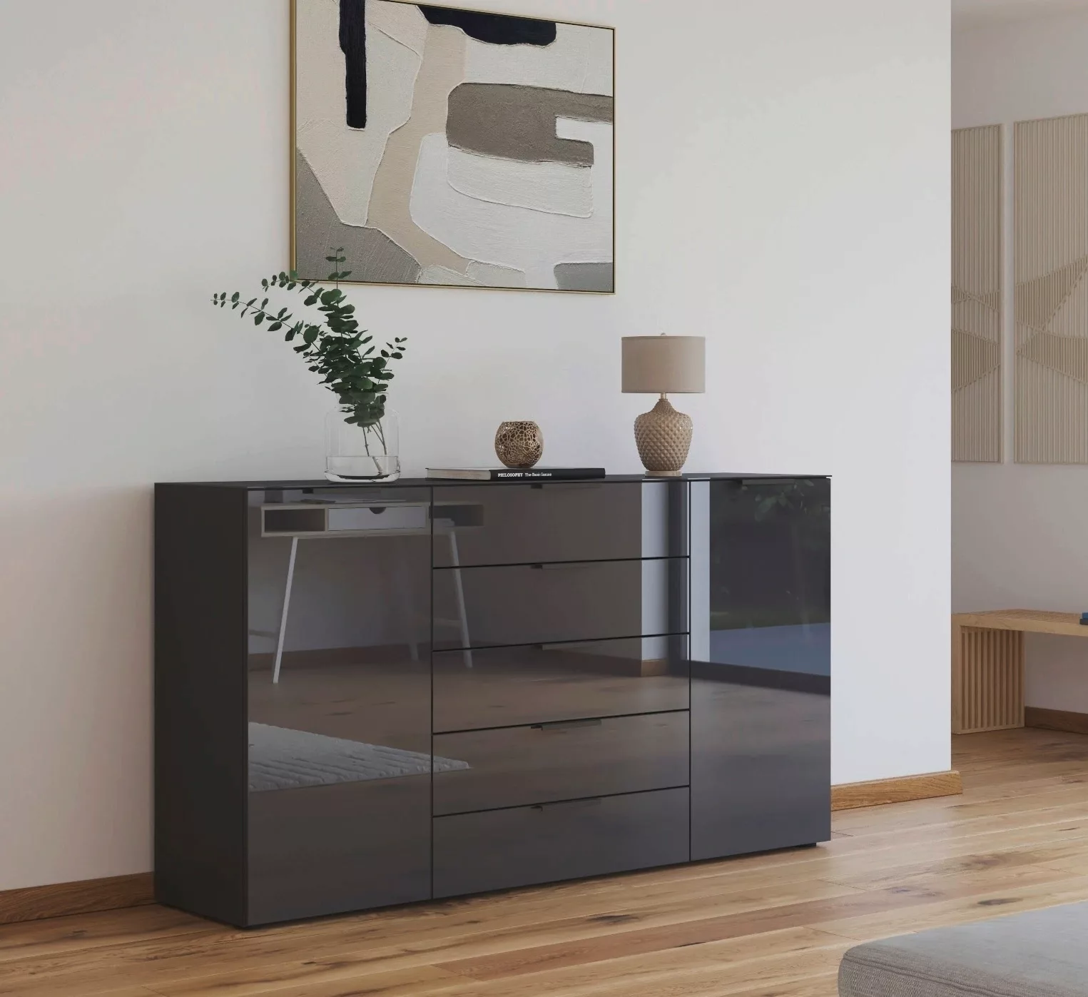 rauch Schubkastenkommode "Flipp Kommode Sideboard Wäscheschrank", 2-türig, günstig online kaufen