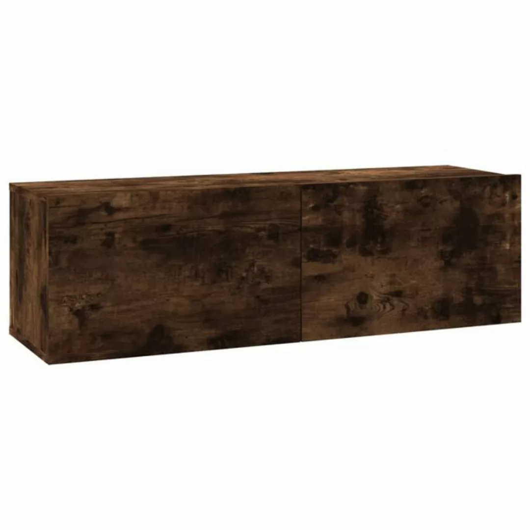 Vidaxl Tv-wandschrank Räuchereiche 100x30x30 Cm Holzwerkstoff günstig online kaufen