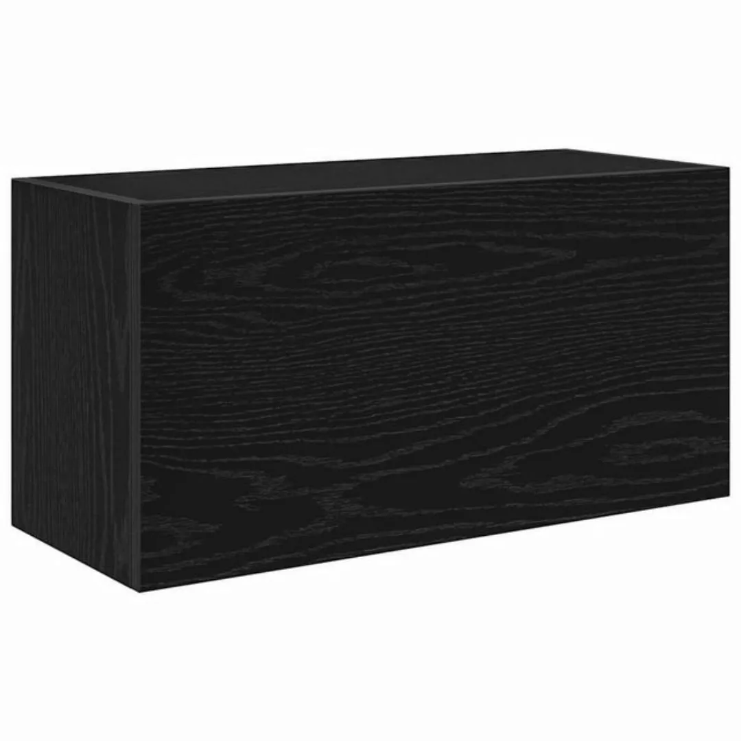 vidaXL Badezimmerspiegelschrank Bad-Wandschrank Schwarz 60x25x30 cm Holzwer günstig online kaufen