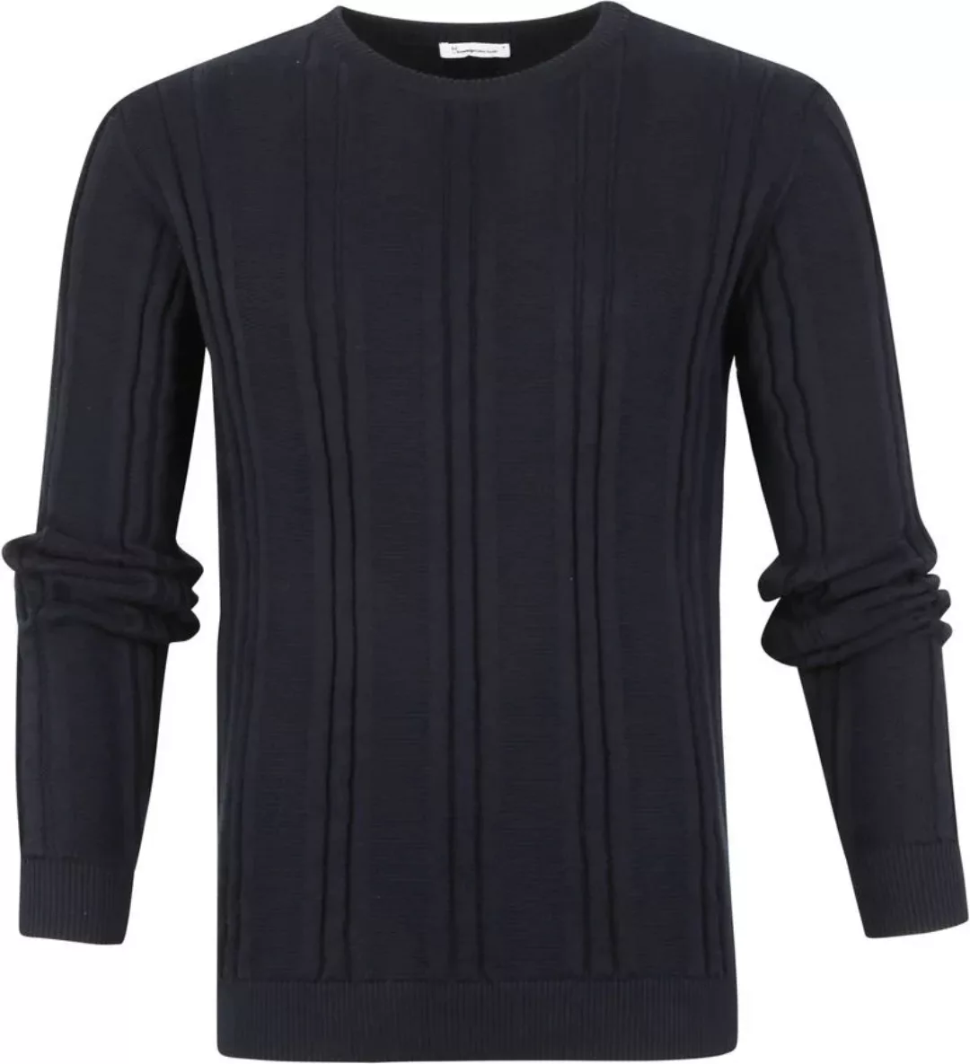 KnowledgeCotton Apparel Pullover Dunkel Blau - Größe XL günstig online kaufen