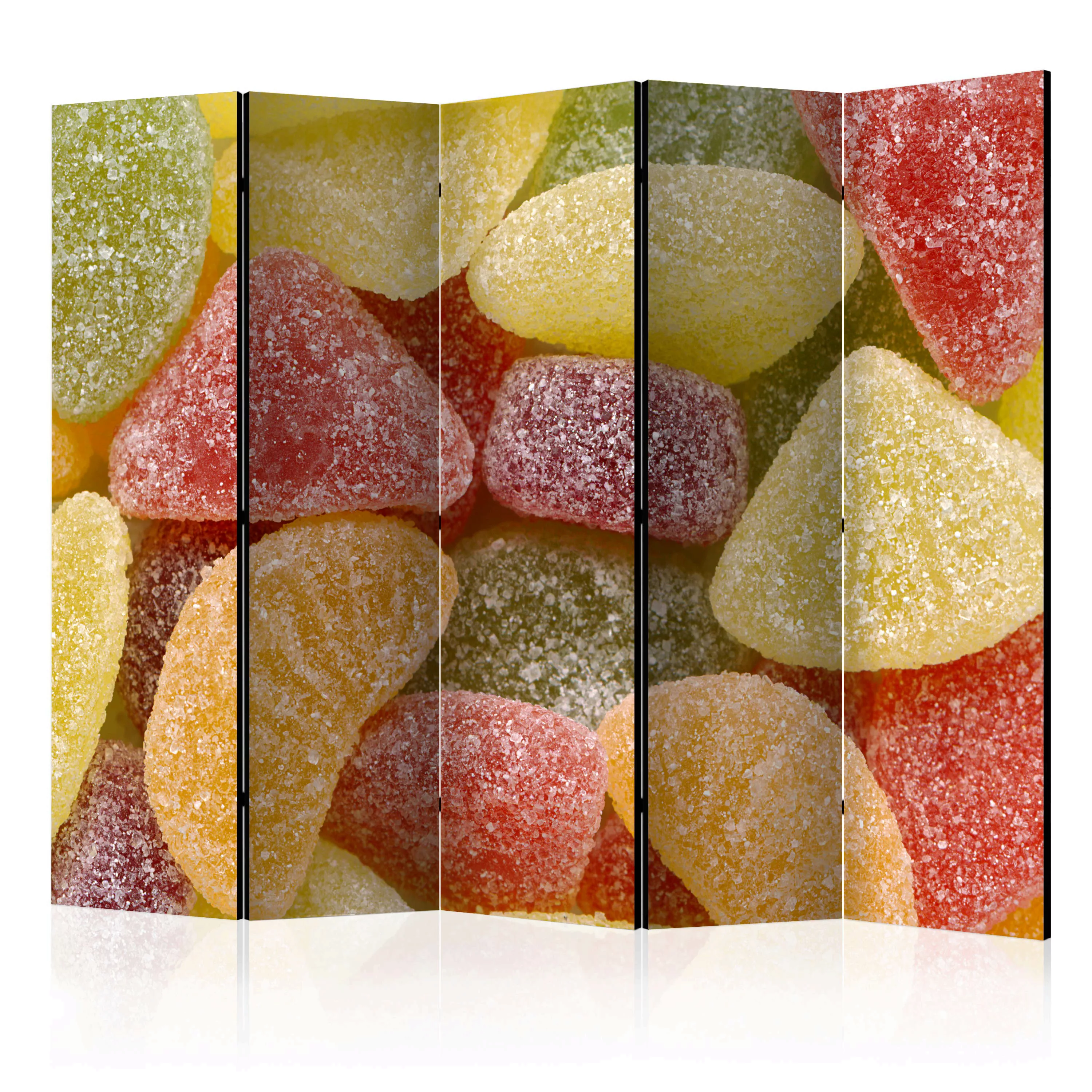 5-teiliges Paravent - Tasty Fruit Jellies Ii [room Dividers] günstig online kaufen