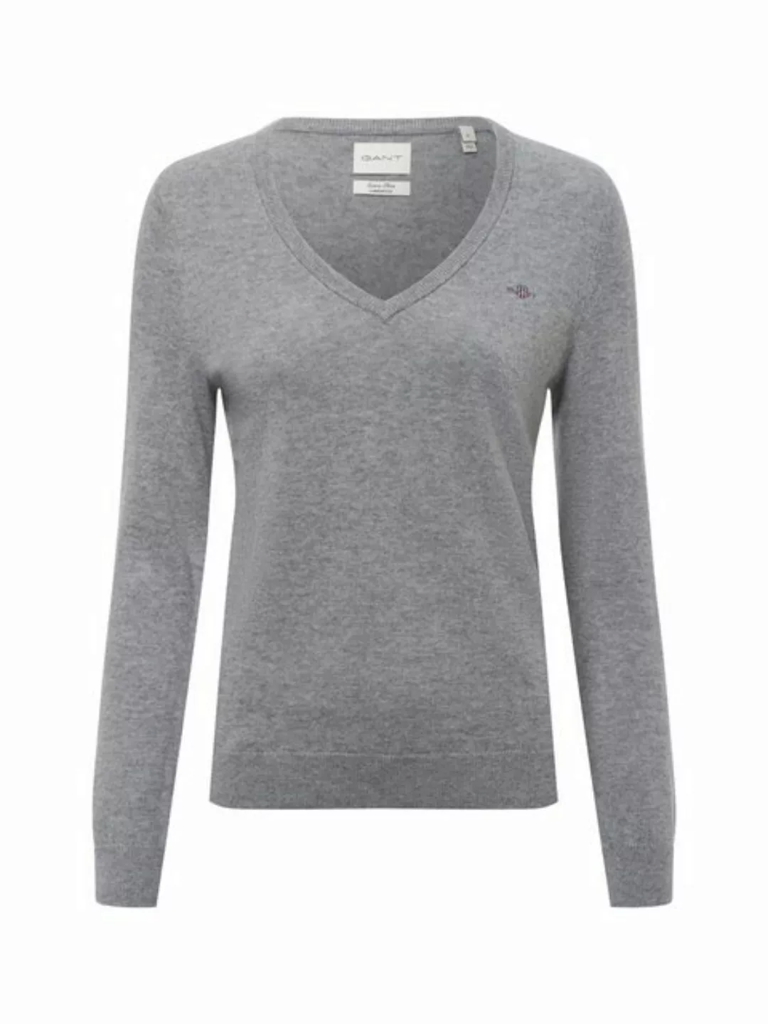 Gant V-Ausschnitt-Pullover EXTRAFINE LAMBSWOOL V-NECK günstig online kaufen