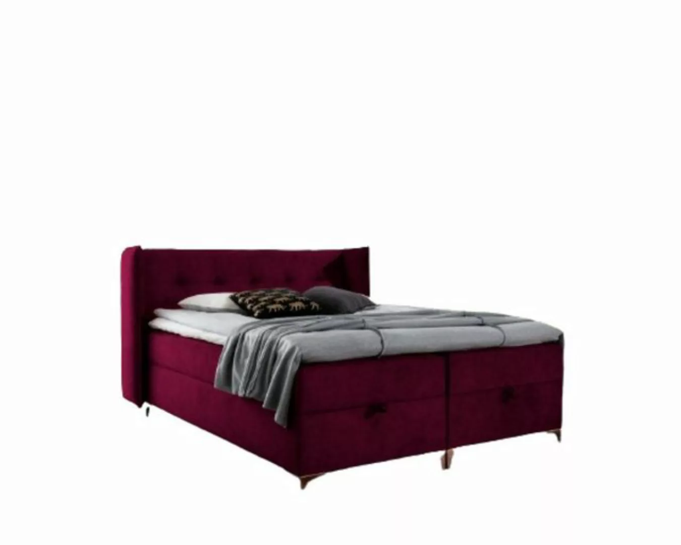 JVmoebel Boxspringbett Bett Schlafzimmer Design Modern Boxspringbett Einric günstig online kaufen