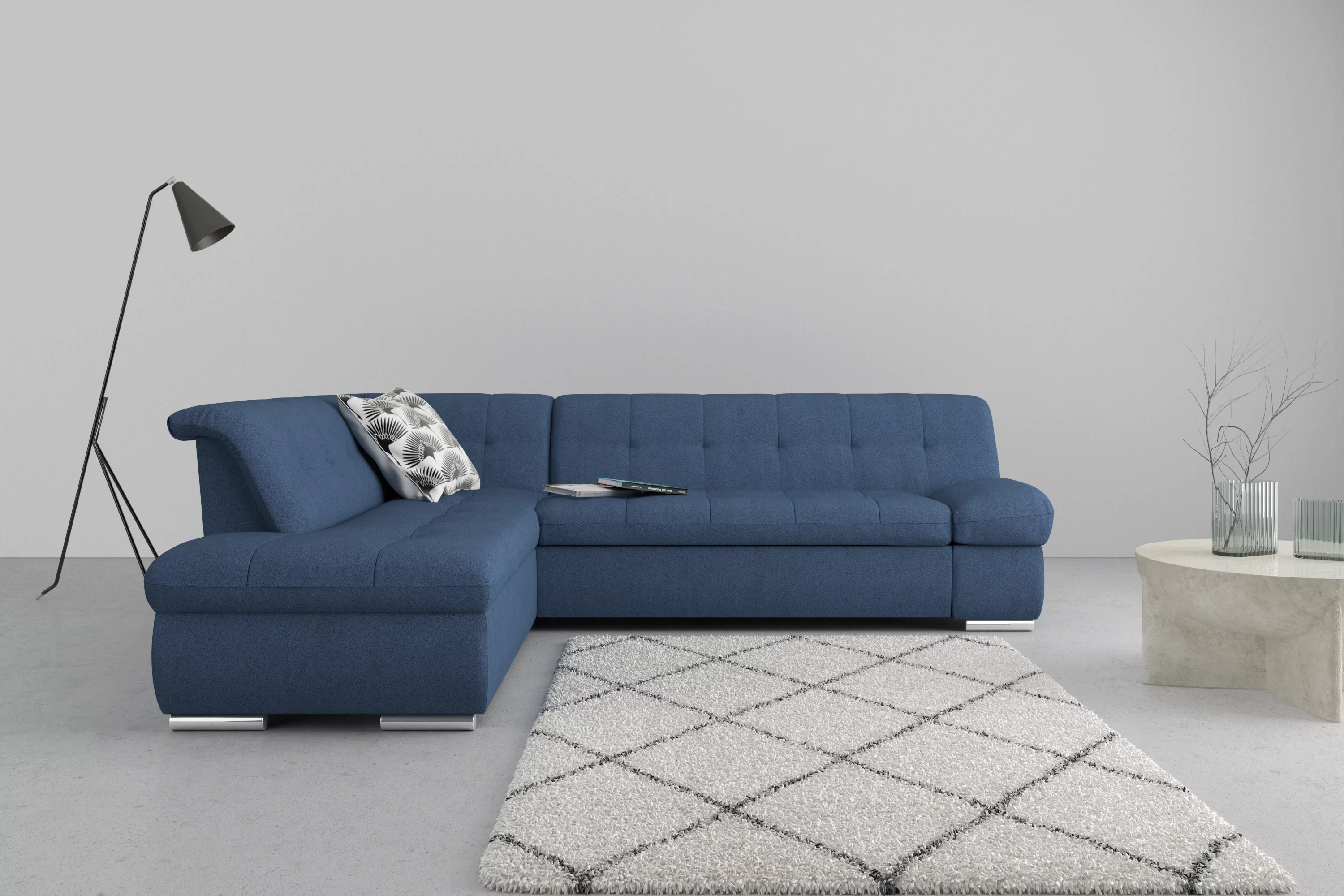DOMO collection Ecksofa "Mona L-Form", wahlweise mit Bett- und Armlehnfunkt günstig online kaufen