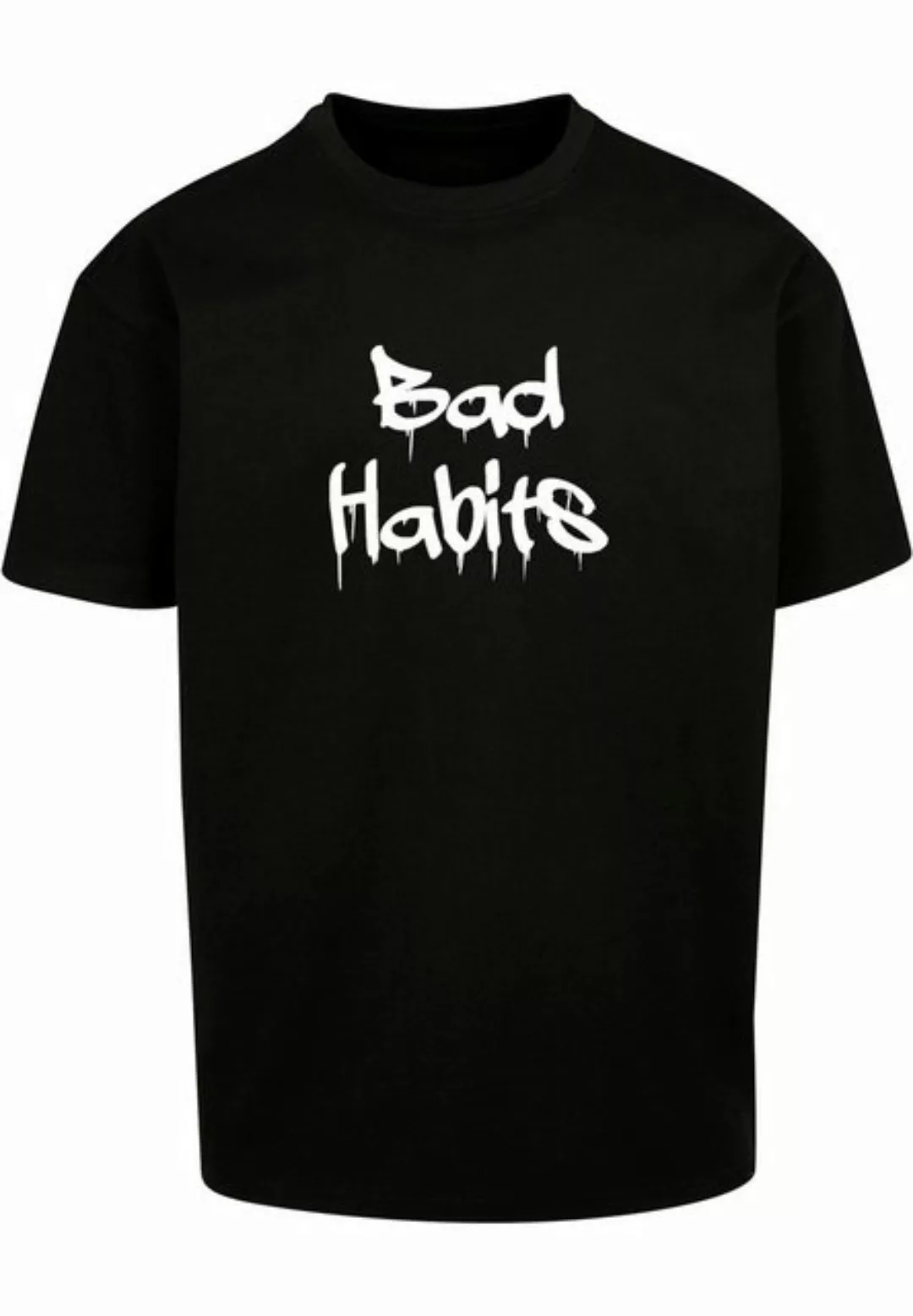 Merchcode T-Shirt Merchcode Herren Bad Habits Heavy Oversize Tee (1-tlg) günstig online kaufen