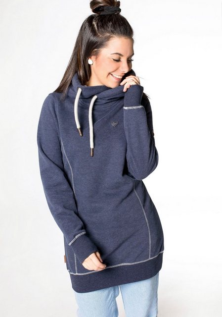 Alife & Kickin Sweatshirt "Damen Hooded Longsweat" günstig online kaufen