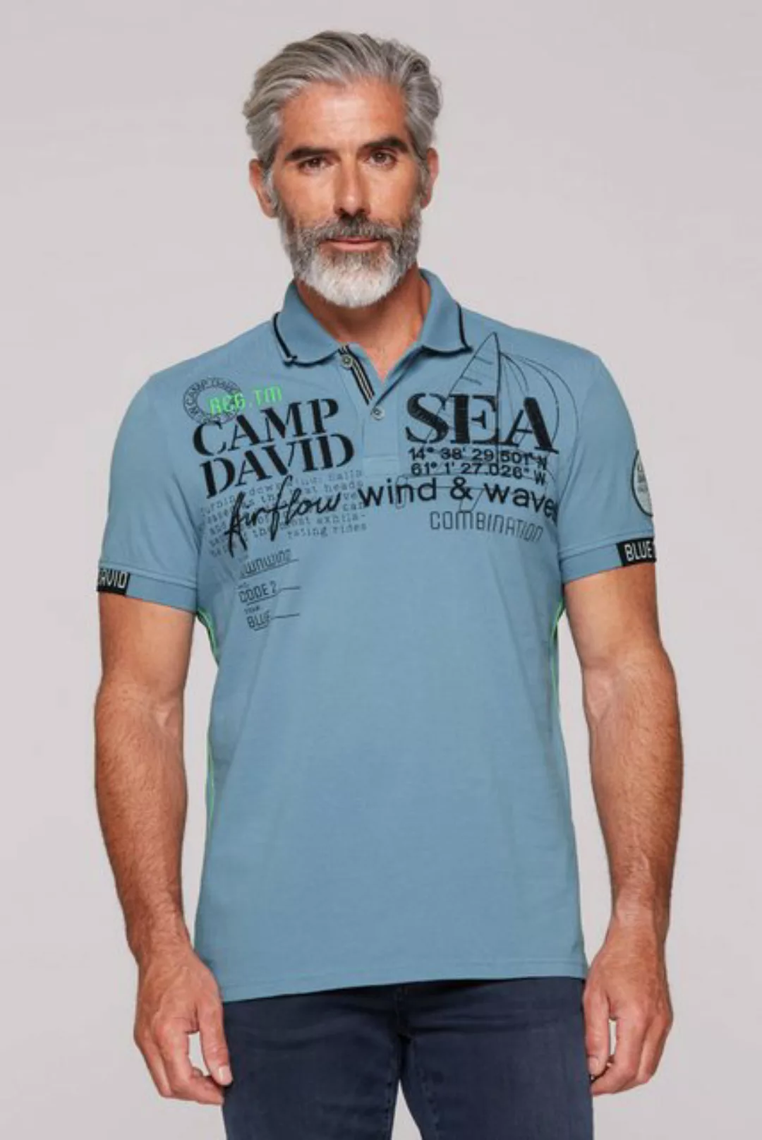 CAMP DAVID Poloshirt, aus Baumwolle günstig online kaufen