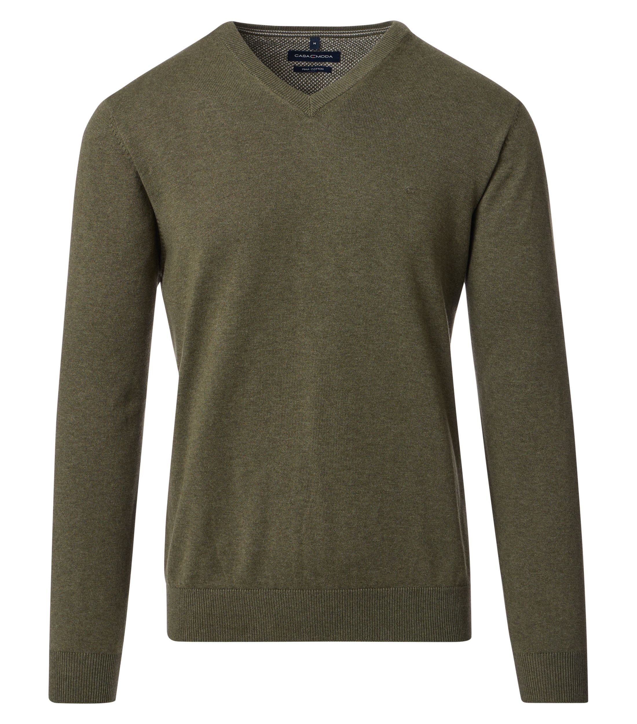 CASAMODA Strickpullover "CASAMODA Pullover uni" günstig online kaufen