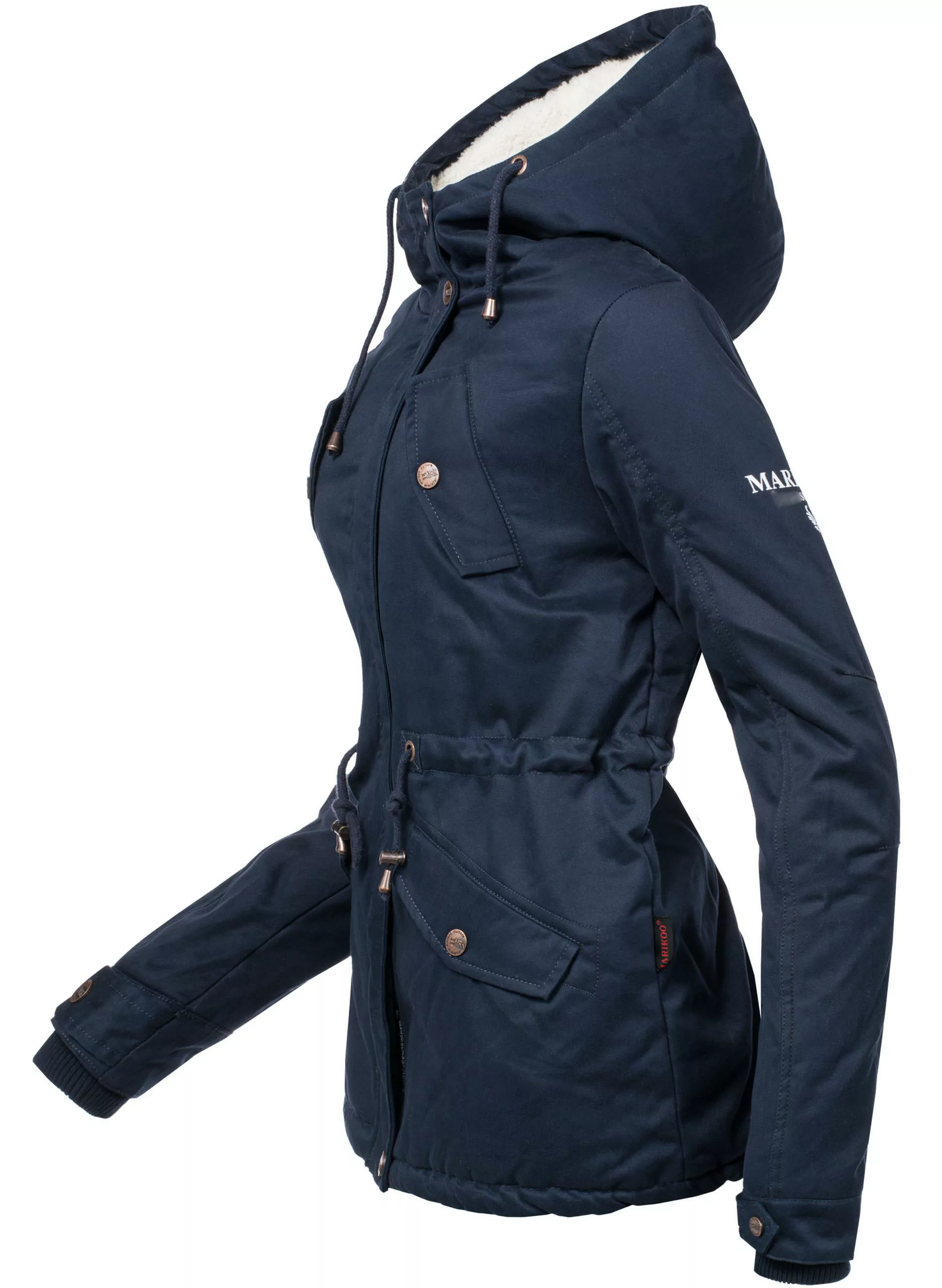 Marikoo Winterjacke "Manolya", mit Kapuze, stylischer Kurzmantel mit weiche günstig online kaufen