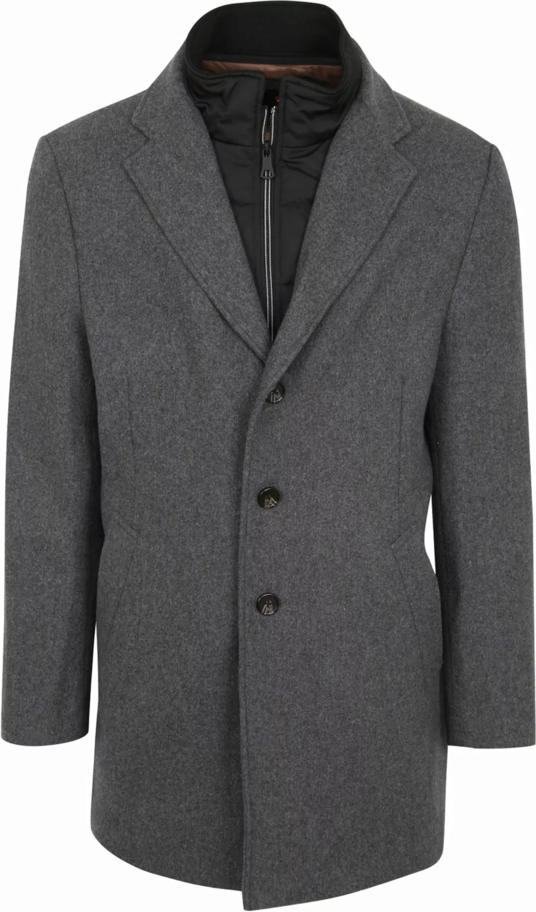 Suitable Job Coat Wolle Blend Grau - Größe 46 günstig online kaufen