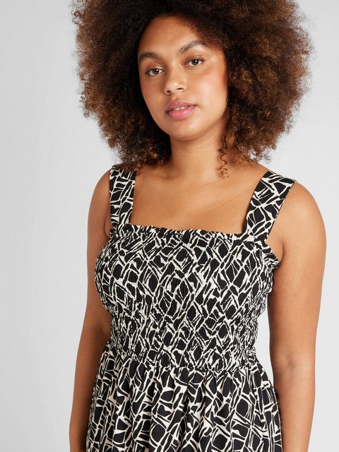 Vero Moda Curve Sommerkleid VMCPAGE (1-tlg) Rüschen günstig online kaufen