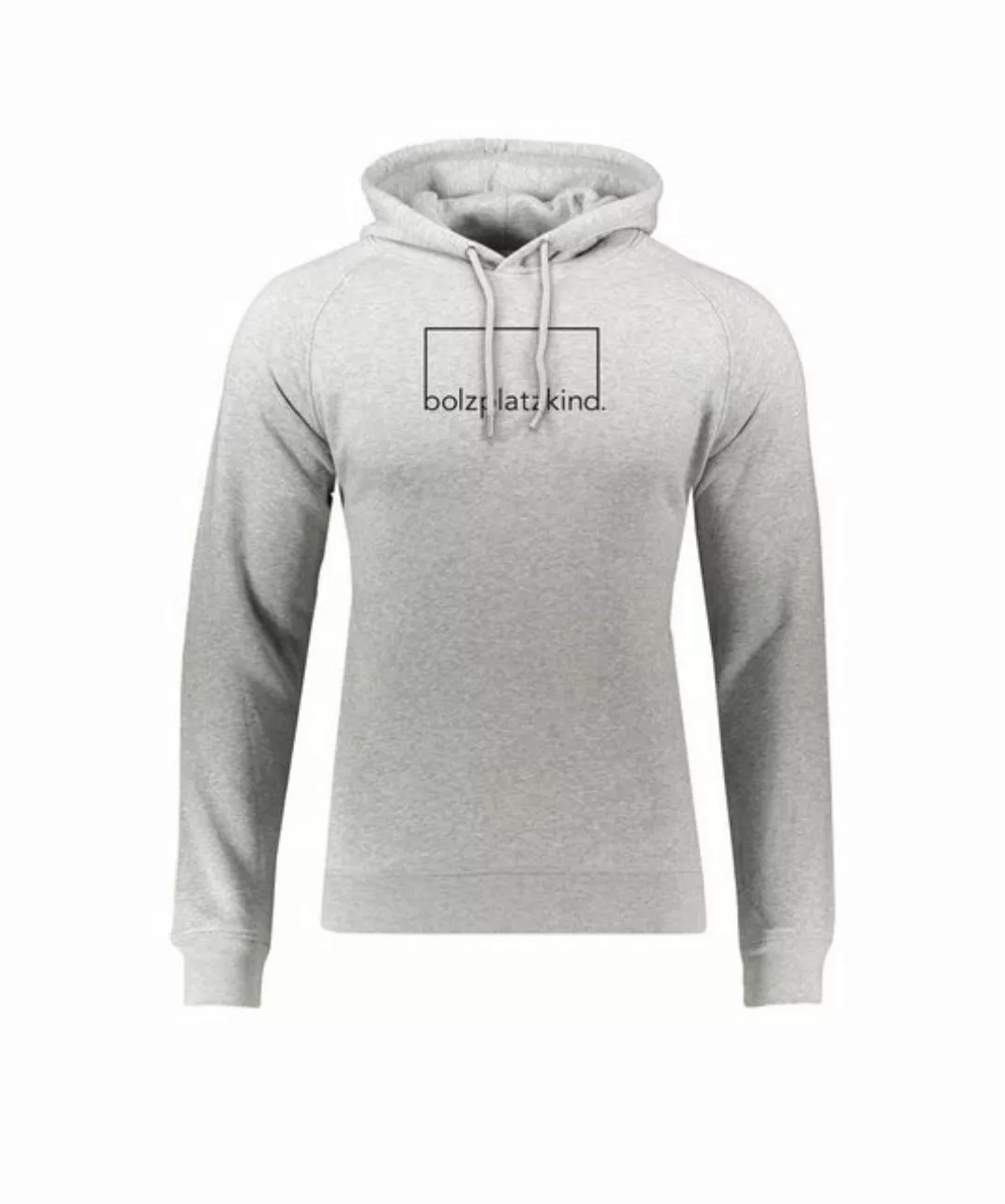 Bolzplatzkind Sweatshirt Bolzplatzkind Entspannung Hoody Weiß Baumwolle günstig online kaufen