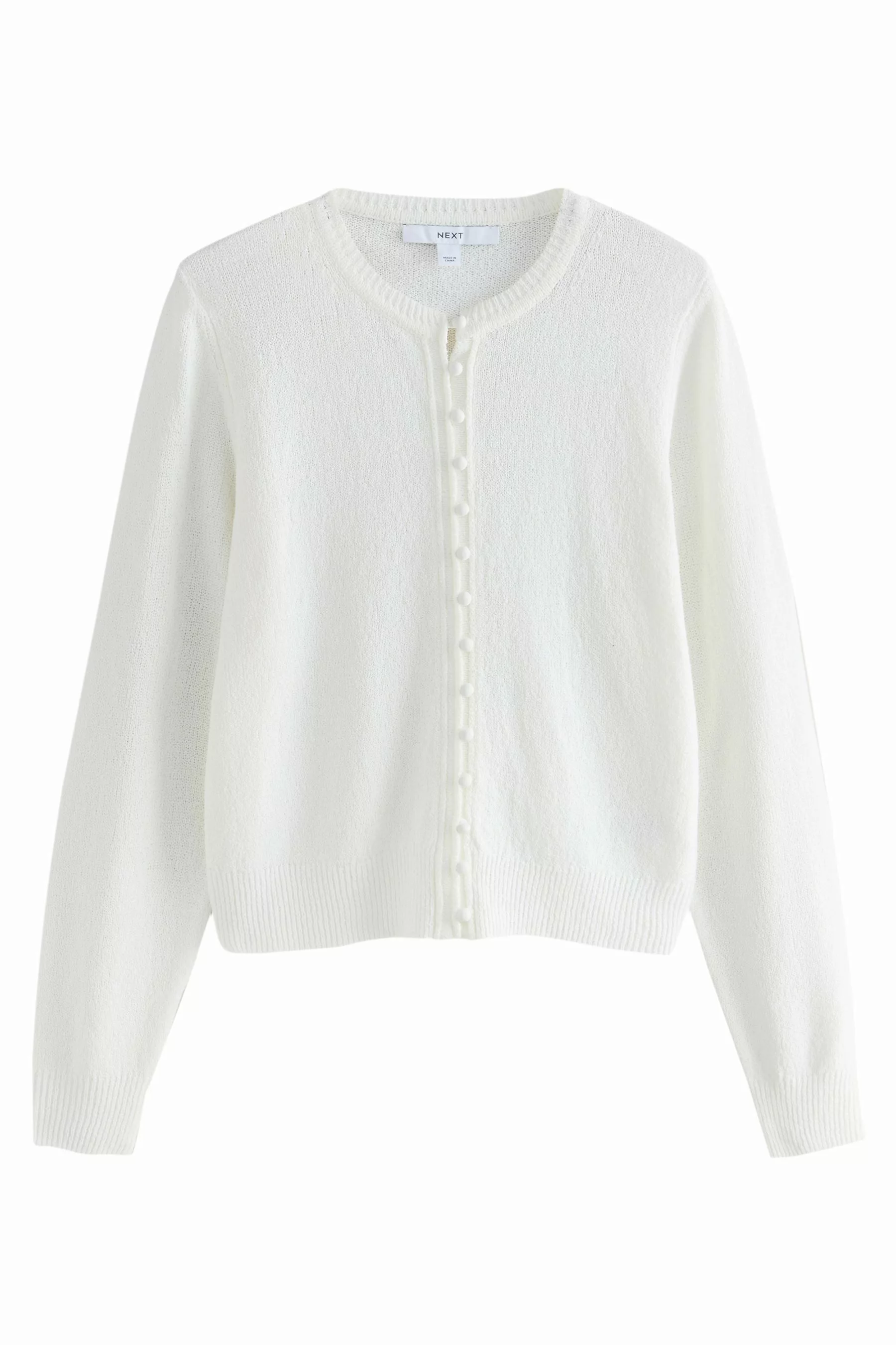 Next Strickjacke Schmal gerippte Strickjacke mit günstig online kaufen