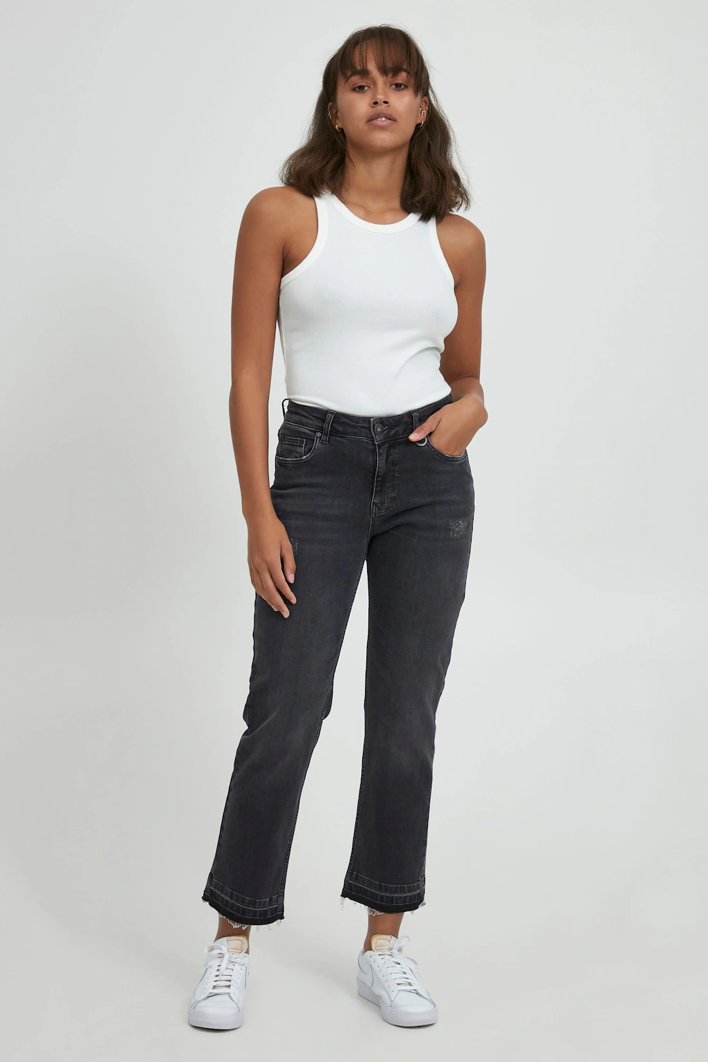 Pulz Jeans Schlupfjeans PZEMMA Jeans Straight Crop günstig online kaufen