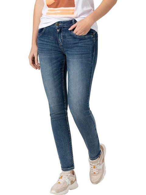 TIMEZONE Damen Jeans SLIM ENAYTZ - Slim Fit - Blau - Muted Blue Wash günstig online kaufen