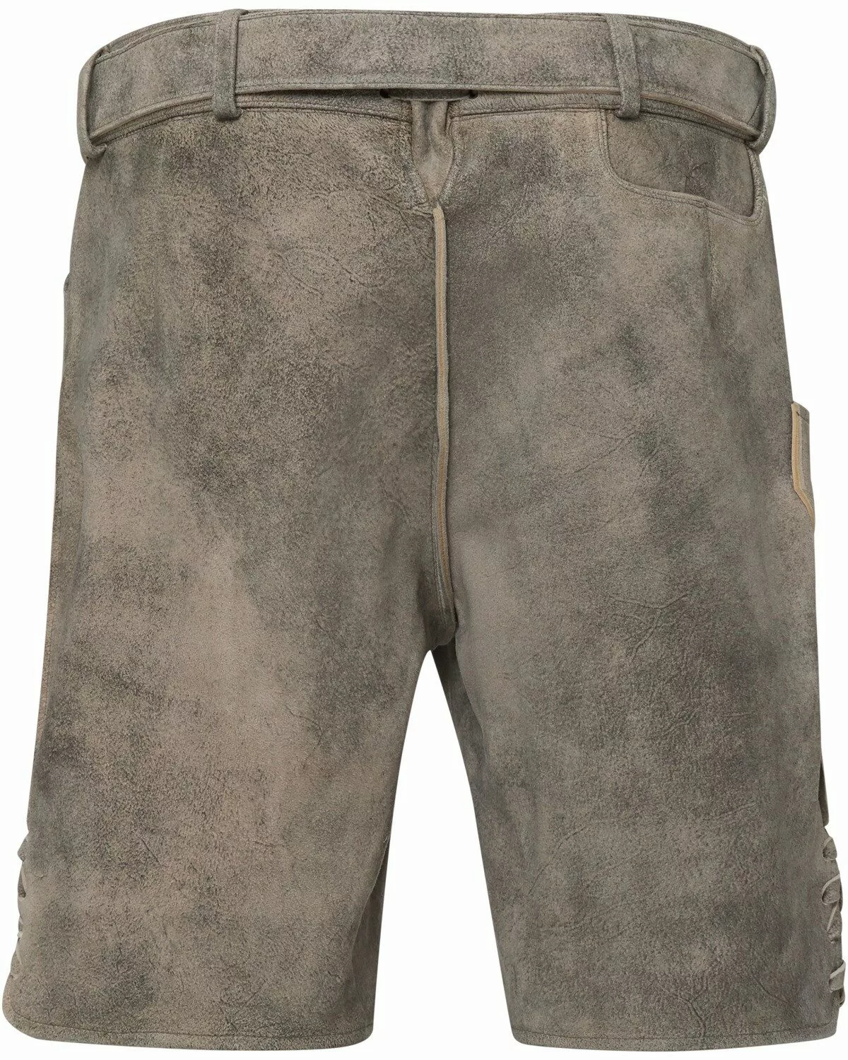 Reitmayer Trachtenlederhose Kurze Lederhose mit Gürtel günstig online kaufen
